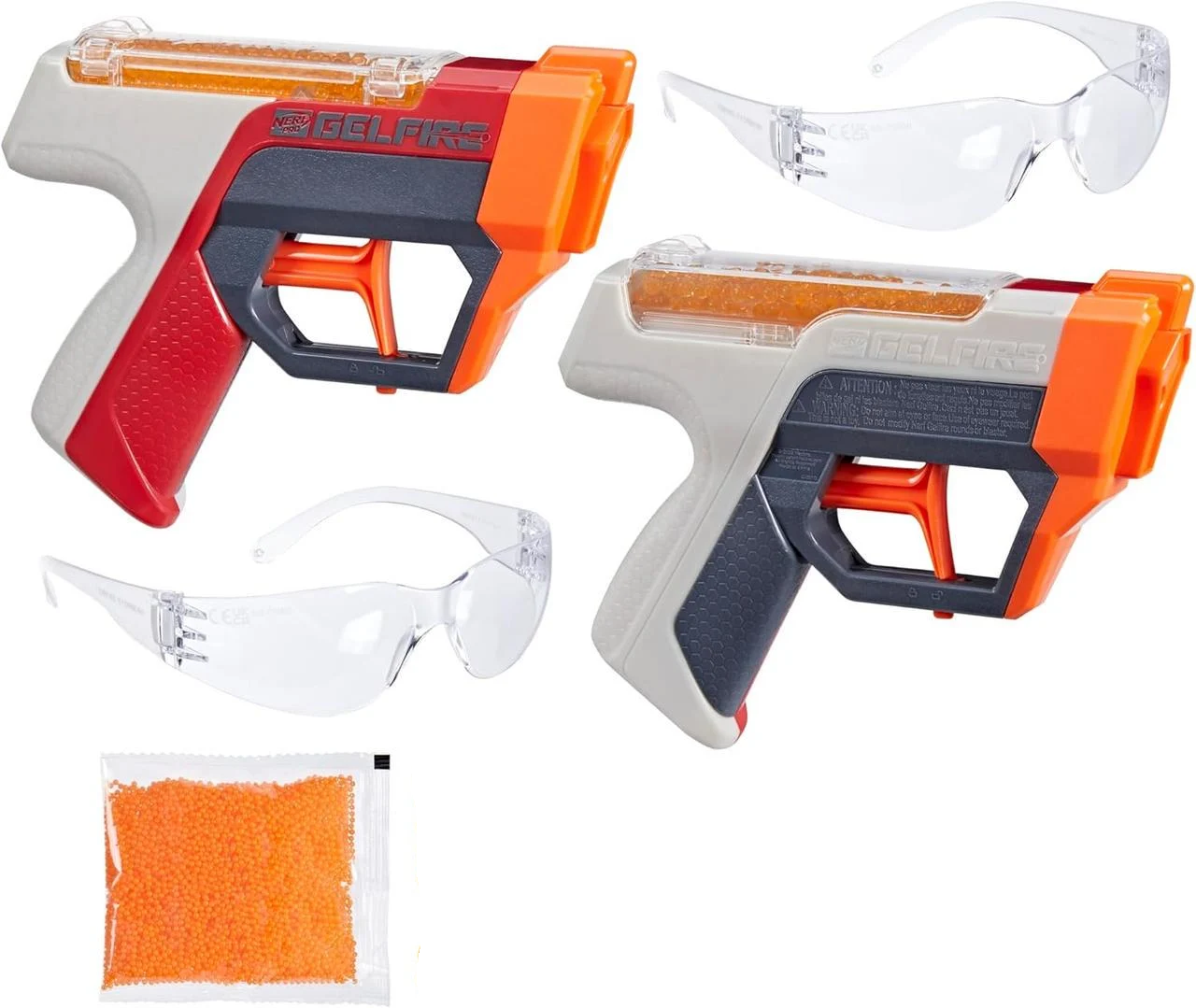 Набор Nerf Pro Gelfire Dual Wield Pack с 2 бластерами (F8087)