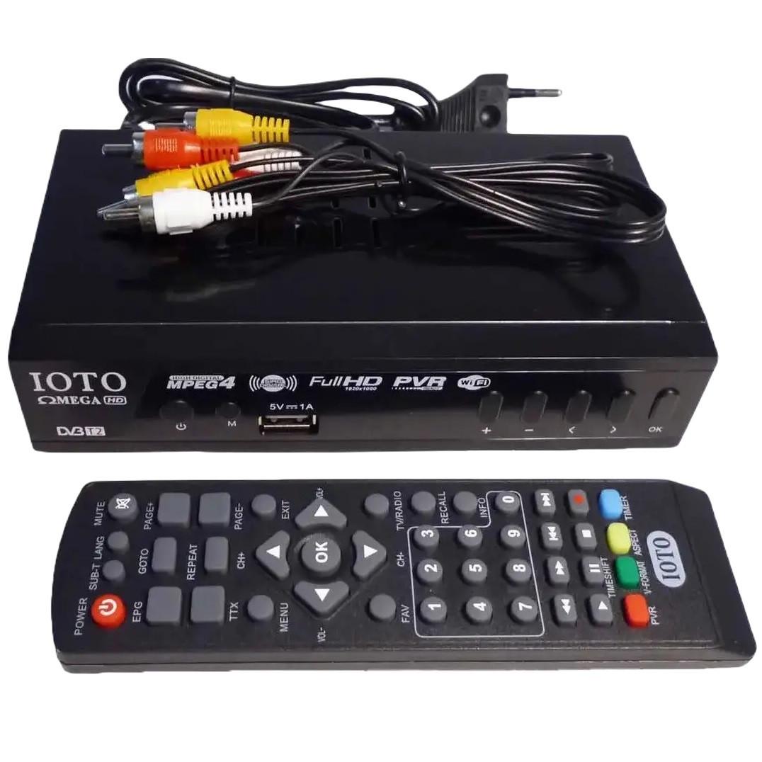 Приставка для телевизора цифровая IOTO 2558 DVB-T2 WiFi IPTV HDMI USB (3_04422) - фото 2