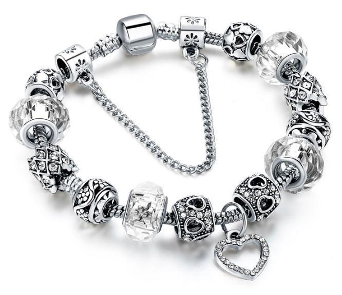 Женский браслет Primo Heart в стиле Pandora White (805981207)