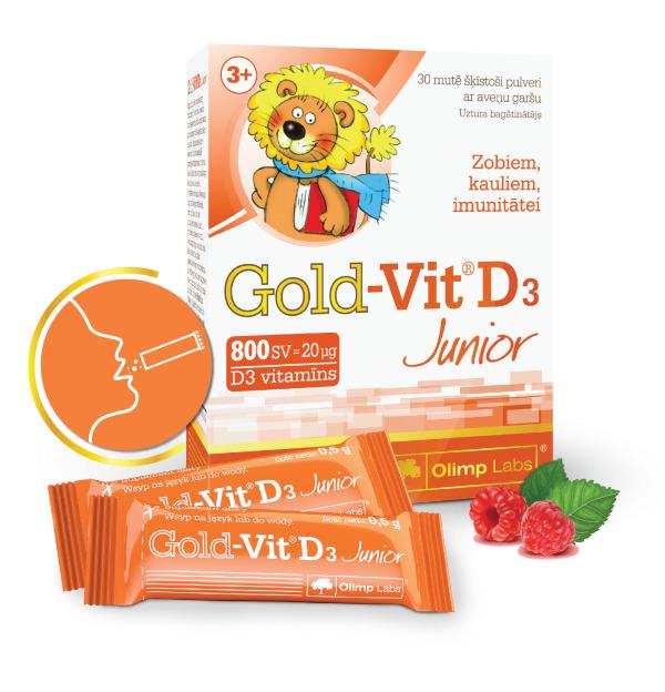 Вітамін D Olimp Gold Vit D3 junior 30 саше - фото 2