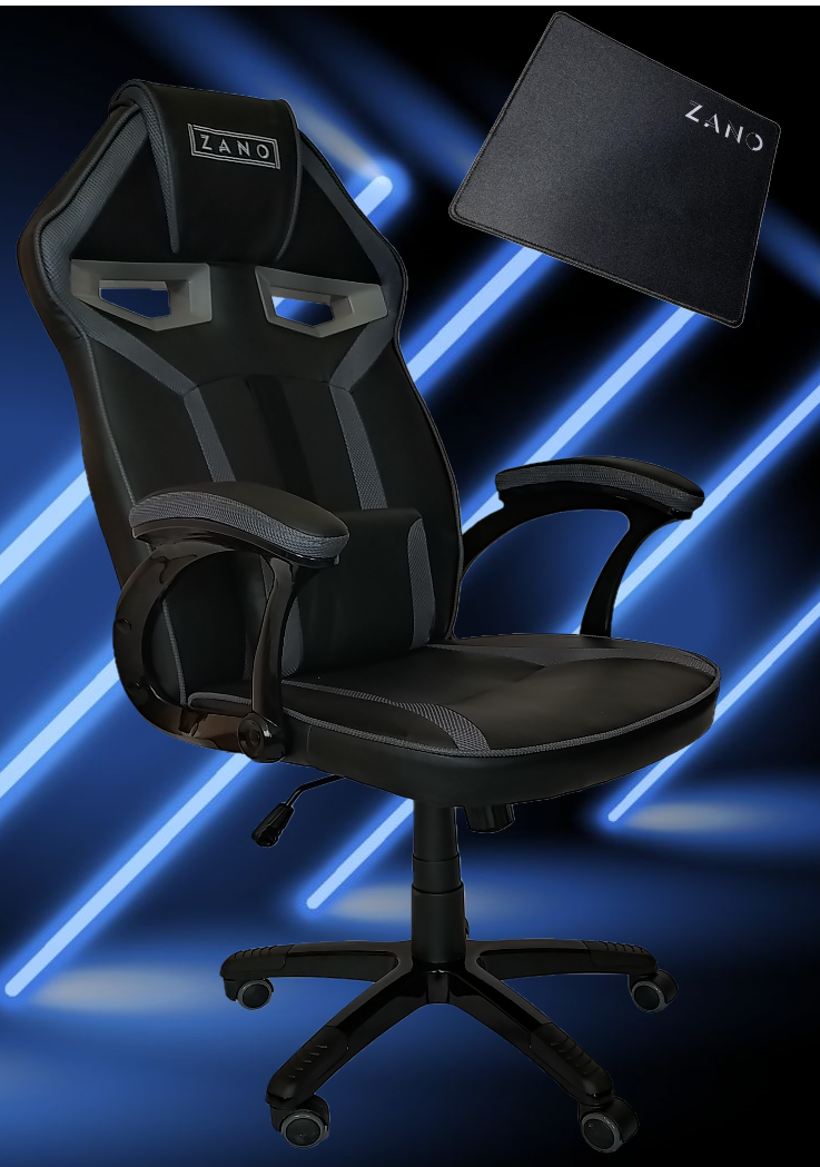 Компьютерное кресло ZANO PRIME Gray оригинальный коврик для мыши