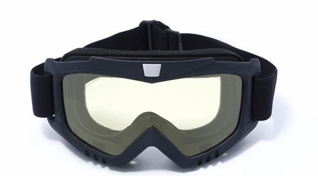 Окуляри лижні тактична маска для спорту Жовтий лінза (МГ-1010-2)