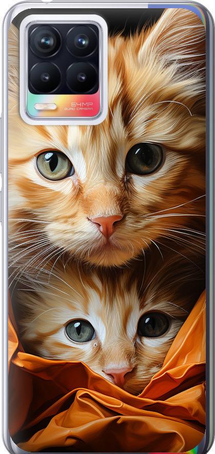 Чехол на Realme 8 Котики 2 (5664t-2303-42517)