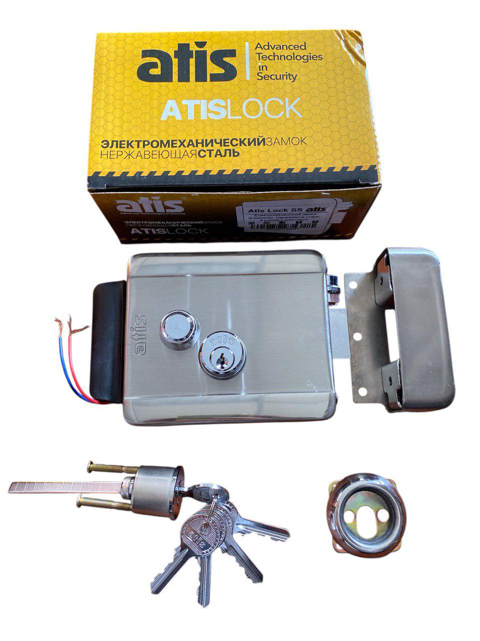 Замок дверной электромеханический Atis Lock SS нержавеющая сталь - фото 5