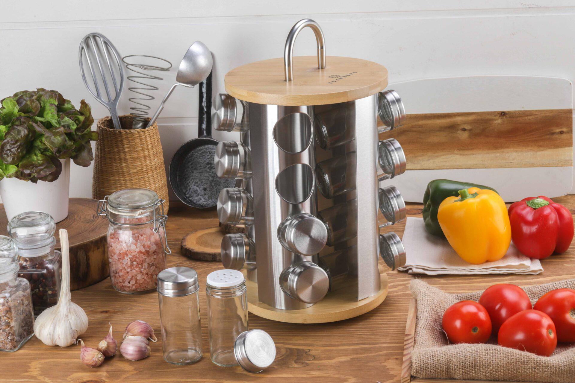 Набор емкостей для специй Edenberg EB-4028 на подставке 17 пр. (14974694) - фото 5