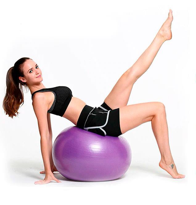 Мяч для фитнеса OSPORT OF-0020 85 см Фиолетовый