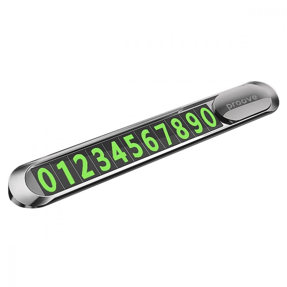 Паркувальна карта Proove Parking Number Plate Metal Lock Silver - фото 3