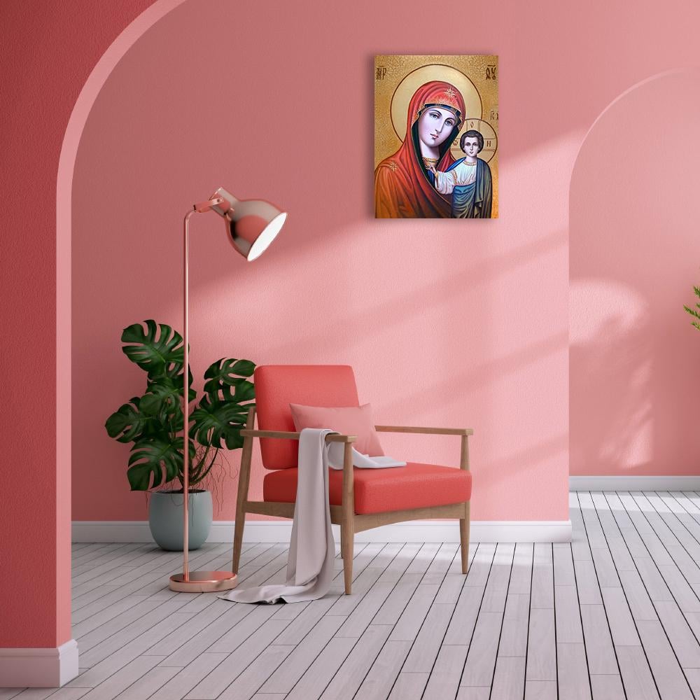 Алмазна мозаїка голограмні стрази SHLab Ікона Божої Матері SHS-27579 30x40 см - фото 4 Алмазна мозаїка голограмні стрази SHLab Ікона Божої Матері SHS-27579 30x40 см - фото 4