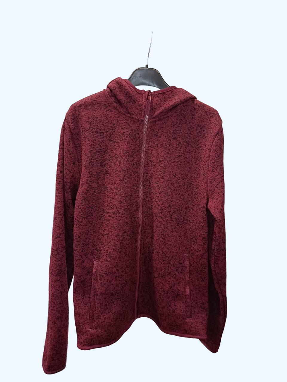 Толстовка підліткова на блискавці для хлопчика H&M 158 см Бордовий (00671) Толстовка підліткова на блискавці для хлопчика H&M 158 см Бордовий (00671)