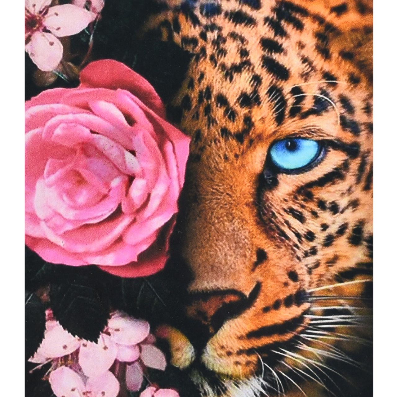 Алмазная мозаика Strateg Взгляд через цветочную вуаль 30х40 см (HEG88138)