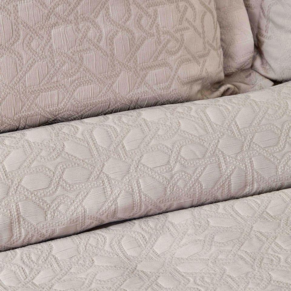 Покривало з наволочкою Karaca Home-Back To Basic vizon 160х240 см полуторний (63014) - фото 3 Покривало з наволочкою Karaca Home-Back To Basic vizon 160х240 см полуторний (63014) - фото 3