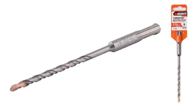 Сверло для бетона Granite SDS-Plus S4 6х160 мм (0-06-160)