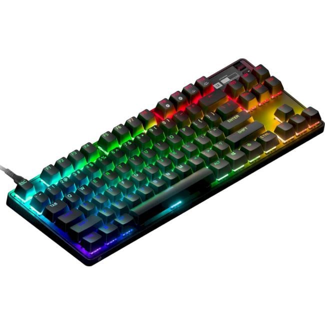 Клавіатура ігрова механічна SteelSeries Apex Pro TKL 2023 USB з RGВ-підсвічуванням Чорний (64856) - фото 4