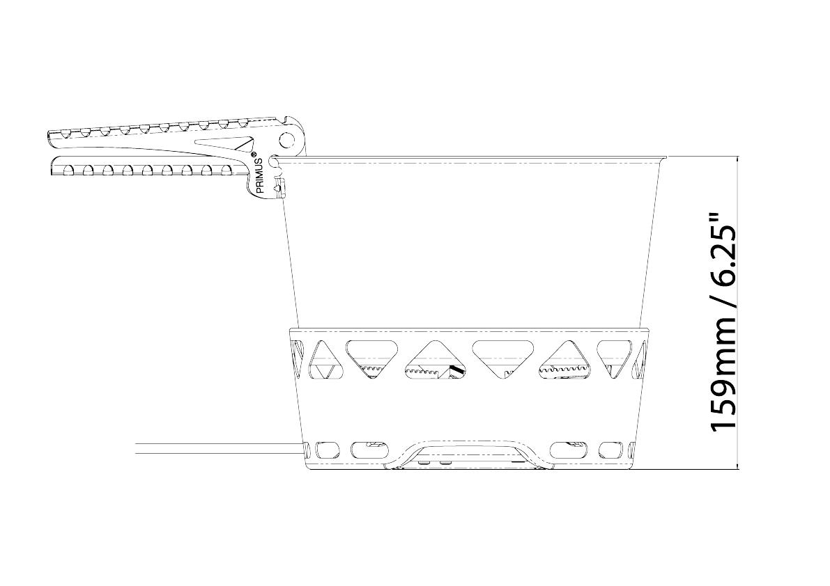 Пальник Primus Essential Stove Set 1,3 л (1046-351030) - фото 4