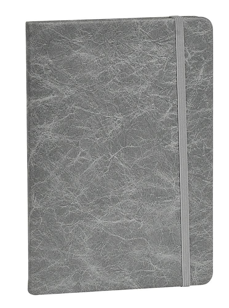 Блокнот на резинке Stenson Fissure 80 листов A5 Серый (WW01501ST)