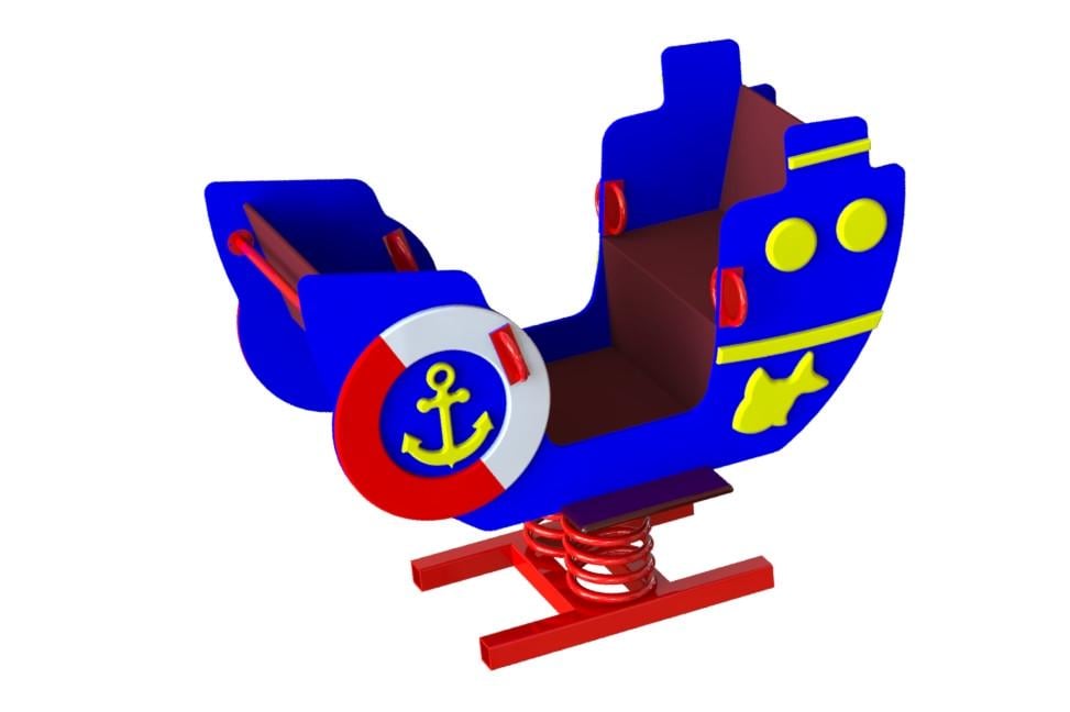 Гойдалка-качалка на пружинах Катер (321/пр)