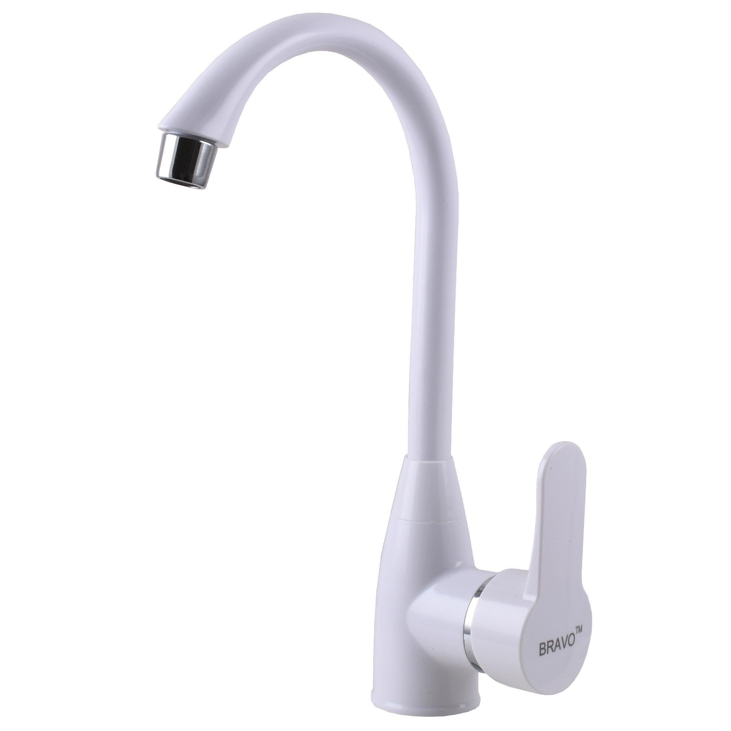 Кран на кухню Bravo Белый (24359)