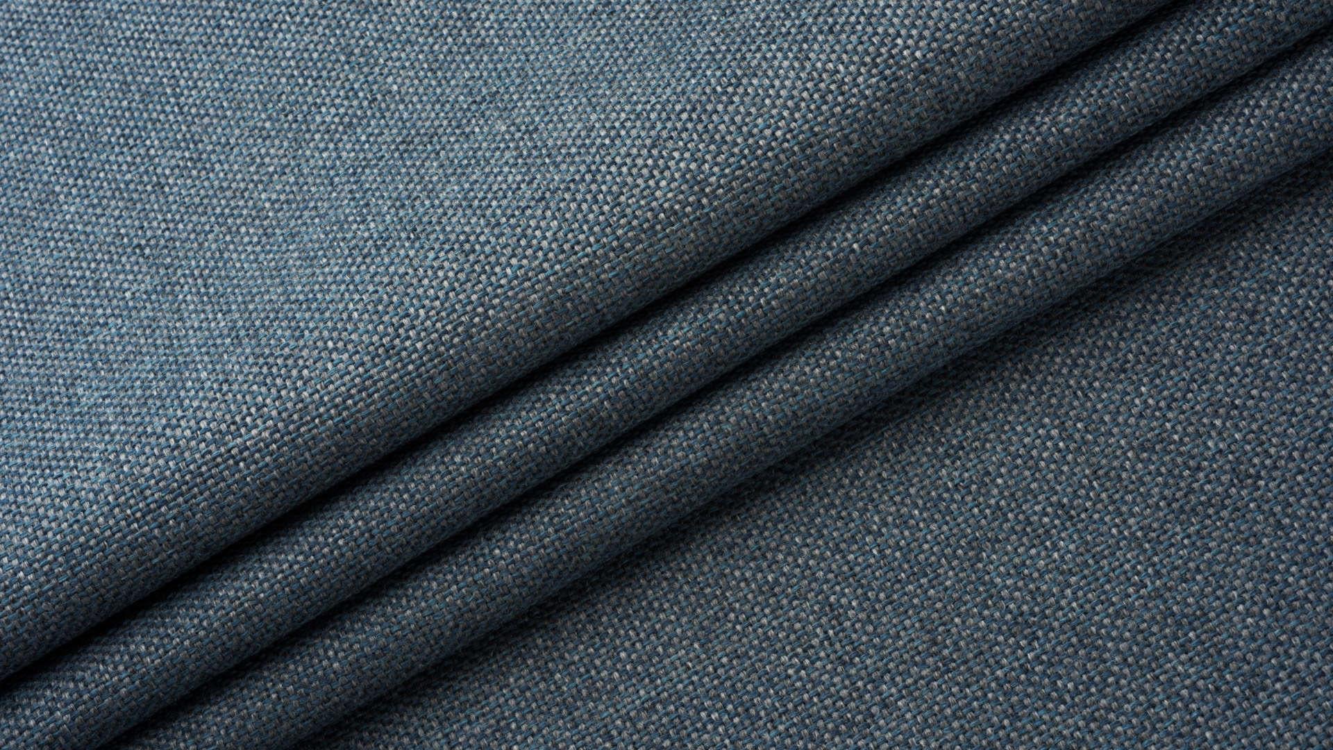 Ткань для мебели Инарис рогожка 81 Синий (2509)