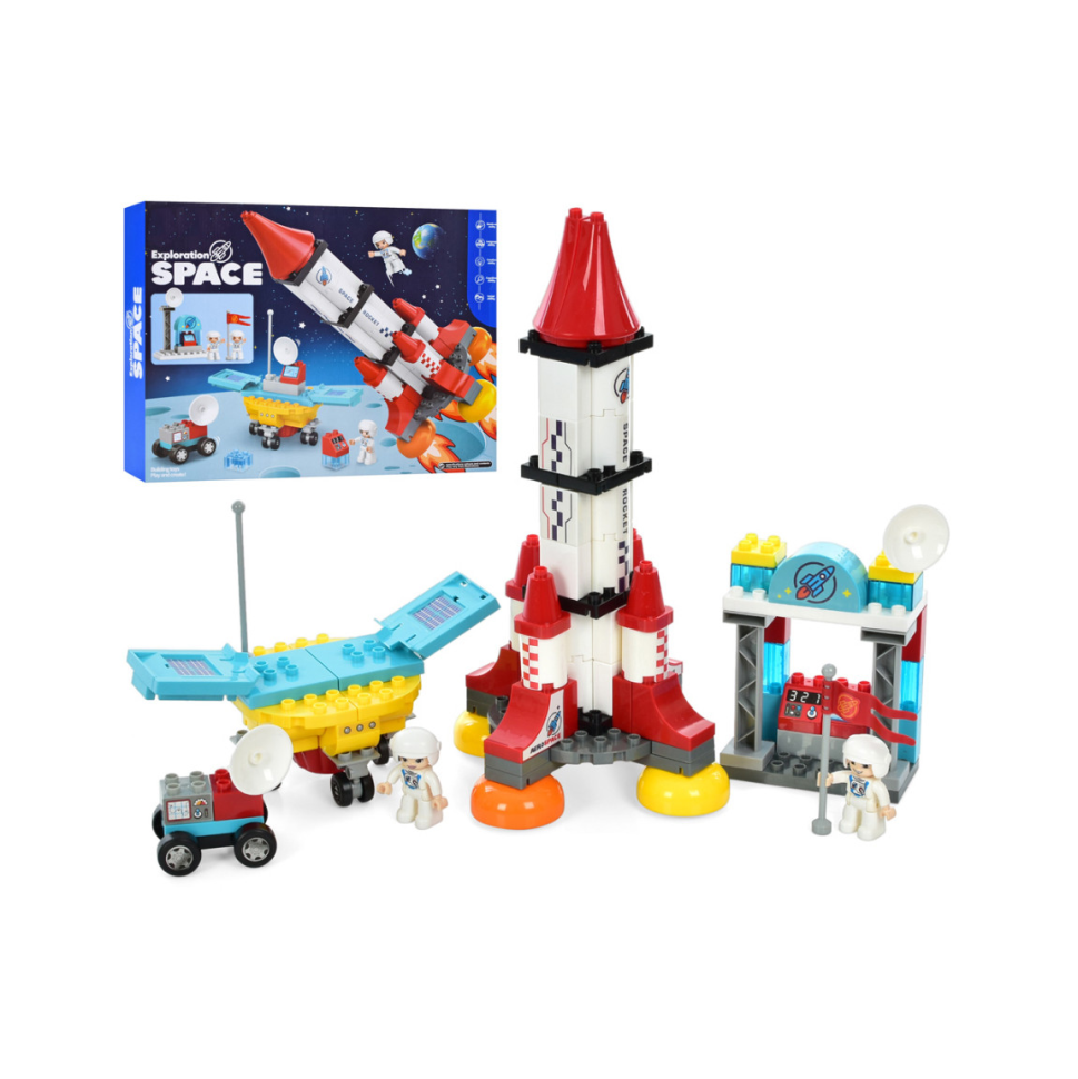 Конструктор дитячий Космічна ракета Bambi 5455 126 деталей (RLT28957) - фото 2 Конструктор дитячий Космічна ракета Bambi 5455 126 деталей (RLT28957) - фото 2