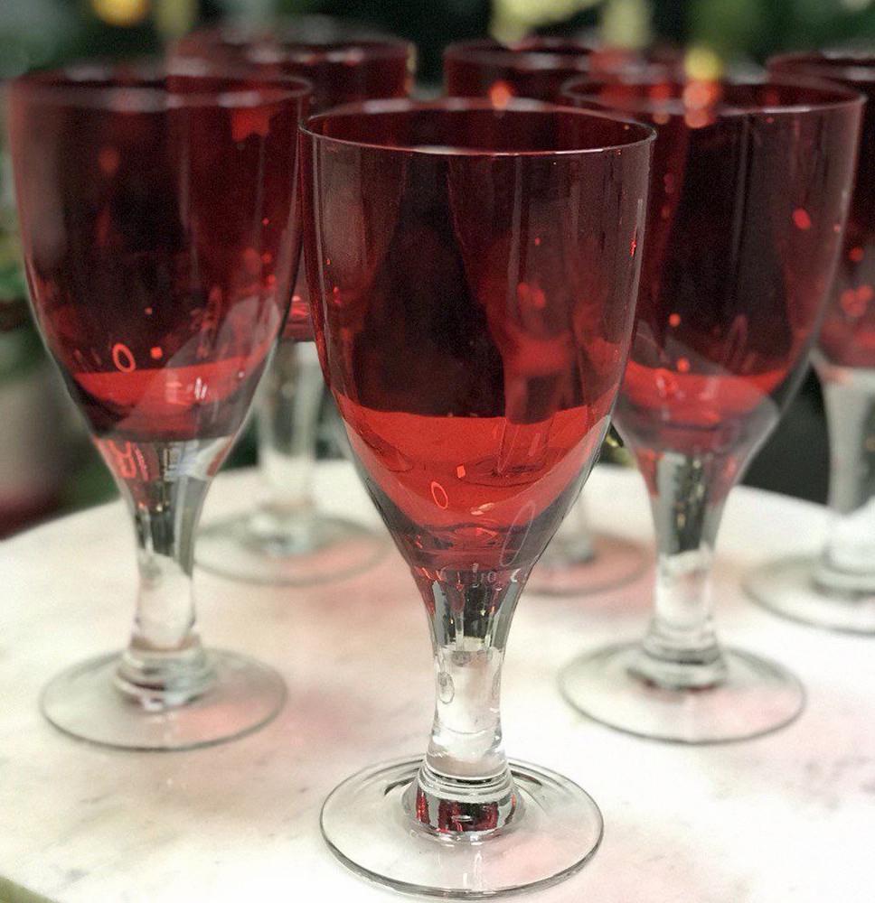 Набор бокалов для вина Пурпур 6 шт. 350 мл Красный (21-36509-10) - фото 2