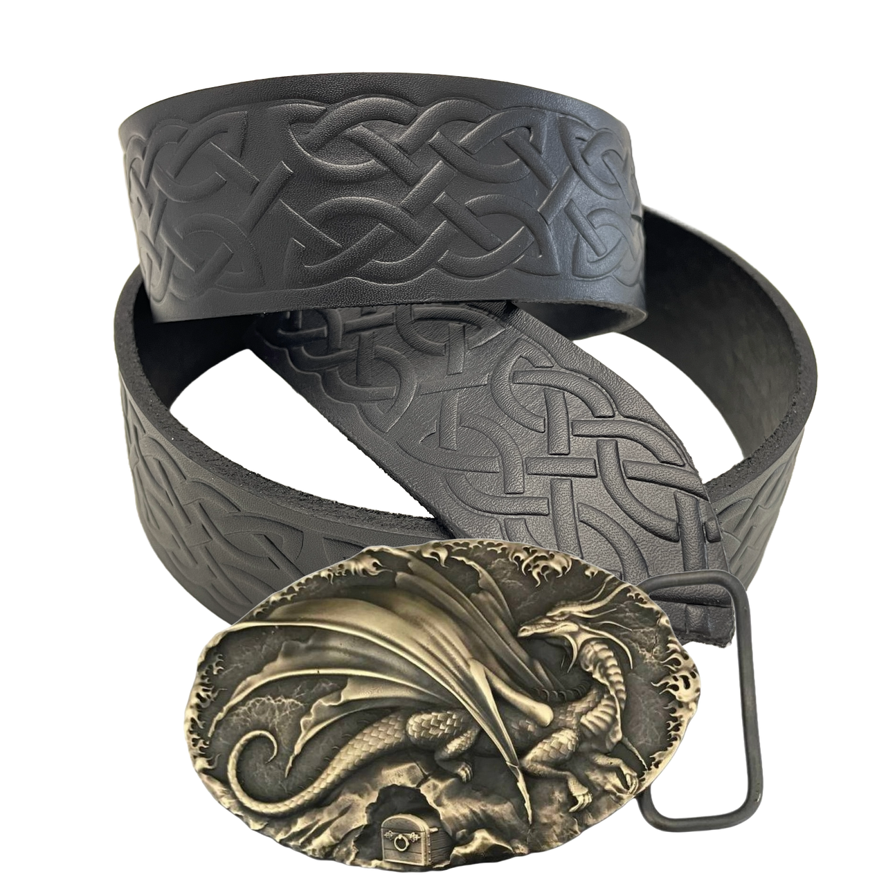 Ремень тиснение с пряжкой Gorillas BBQ Accessories Дрогон латунь (bb64)