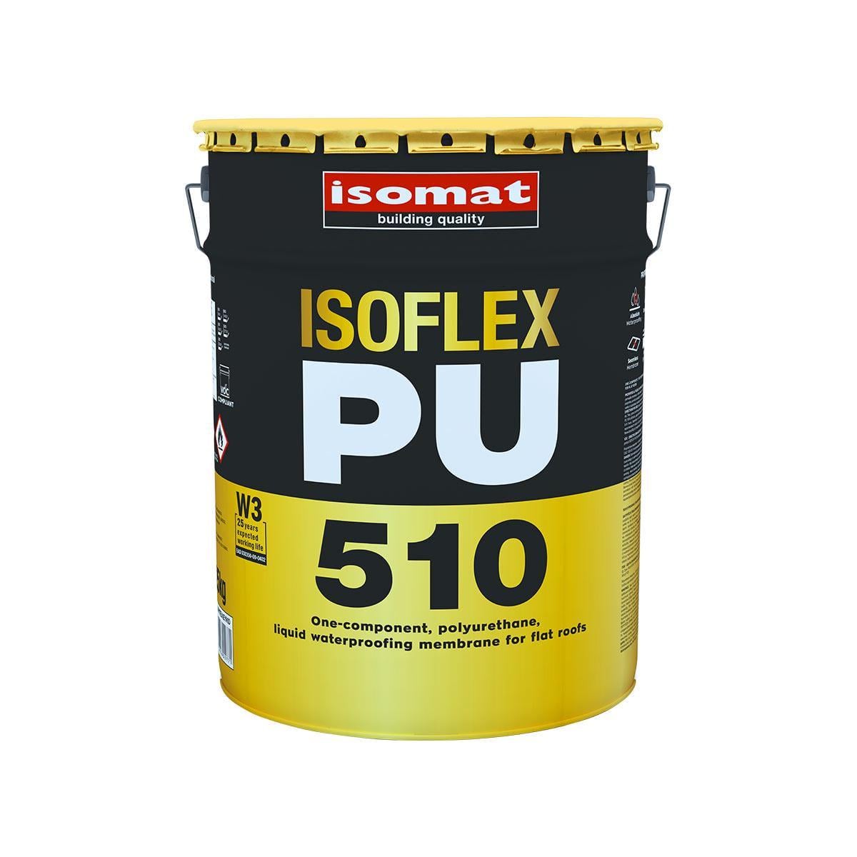 Гидроизоляция полиуретановая Isoflex PU 510 6 кг Белый (И-ПГ-006)