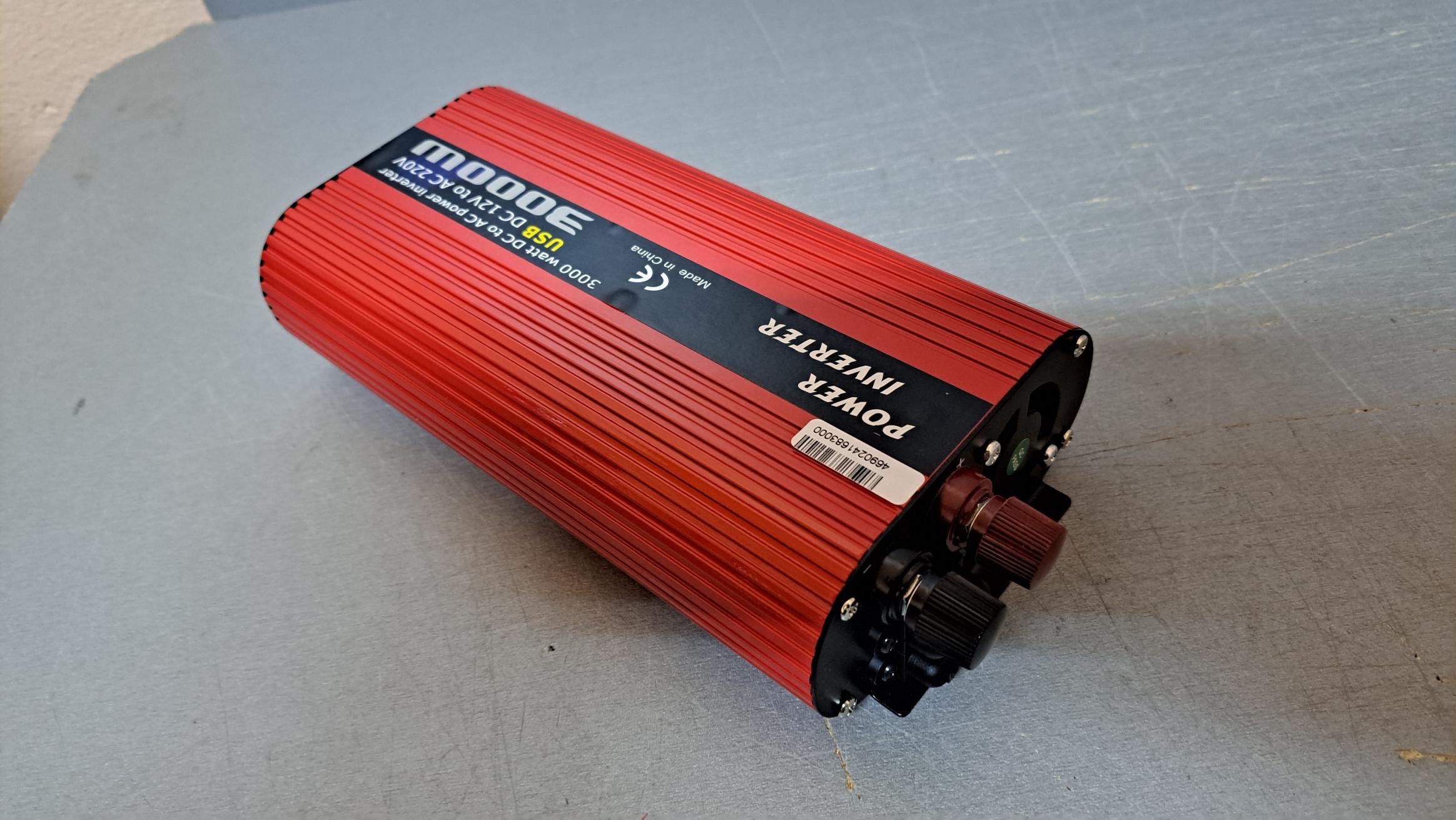 Преобразователь напряжения WIMPEX 12-220V 3000W с удвоенным USB - фото 4