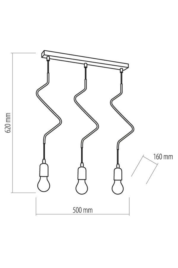 Люстра TK Lighting Zigzag 2440 - фото 3