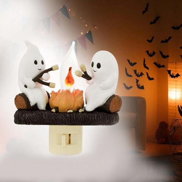 Нічник світлодіодний працює від мережі 220V у формі двох привидів (Y01960) - фото 5 Нічник світлодіодний працює від мережі 220V у формі двох привидів (Y01960) - фото 5