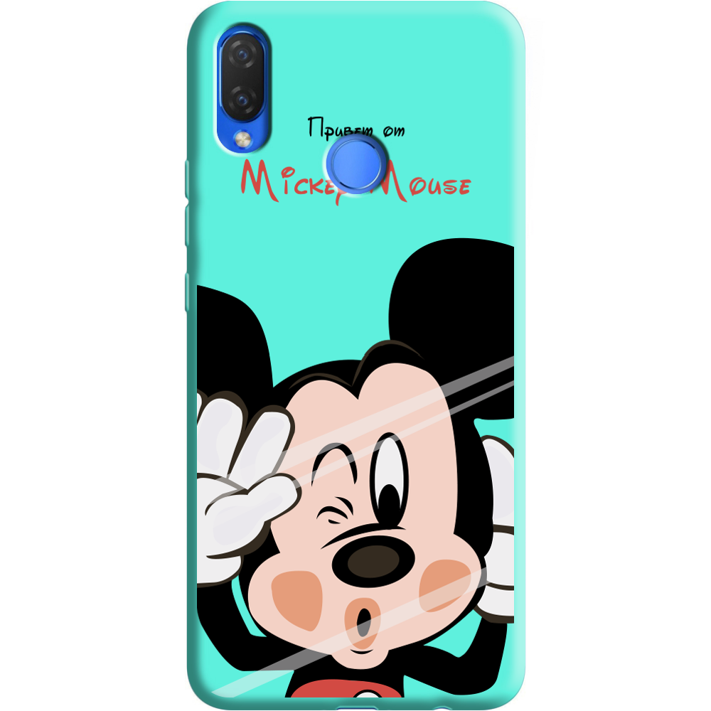 Чехол Boxface Huawei P Smart Plus Mister M Мятный силикон (34912-cc58-36134)