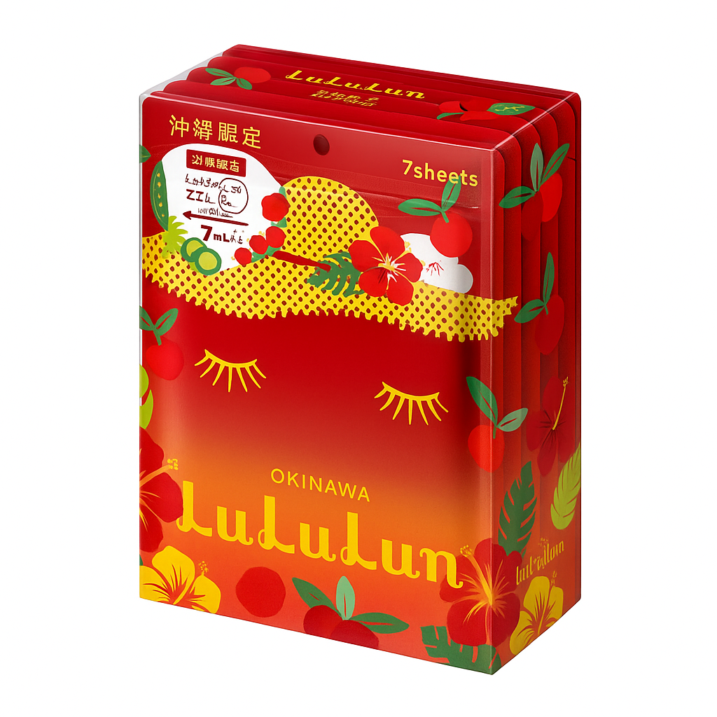 Маска для лица LuLuLun Face Mask Okinawa Acerola увлажняющая с экстрактом ацеролы 7 шт. х 5 уп. (2733567253)