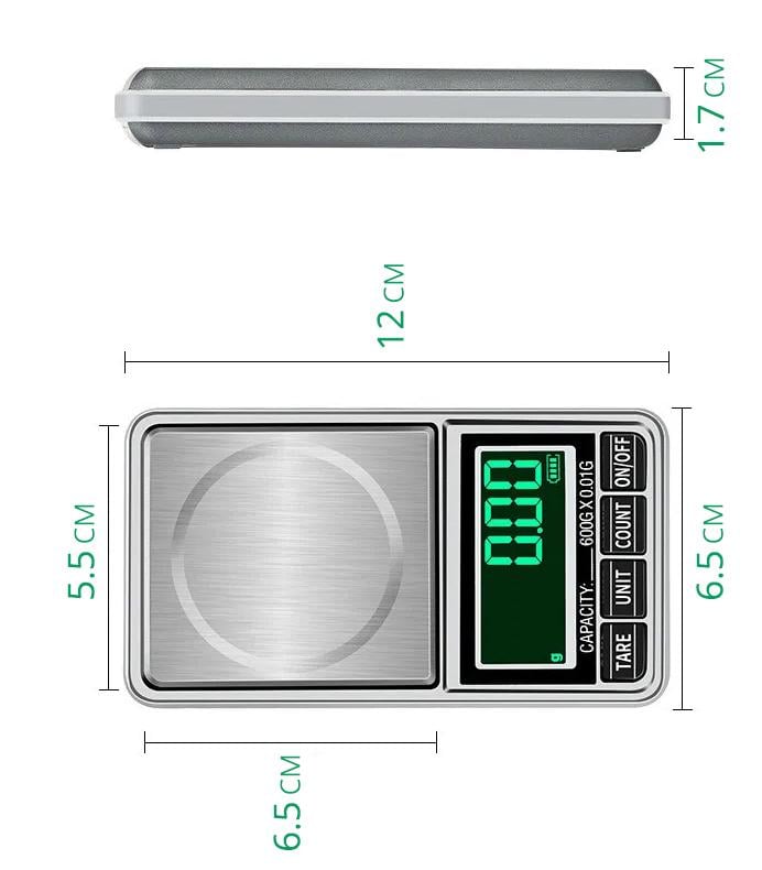 Весы ювелирные электронные Digital Scale высокоточные (12837297) - фото 7