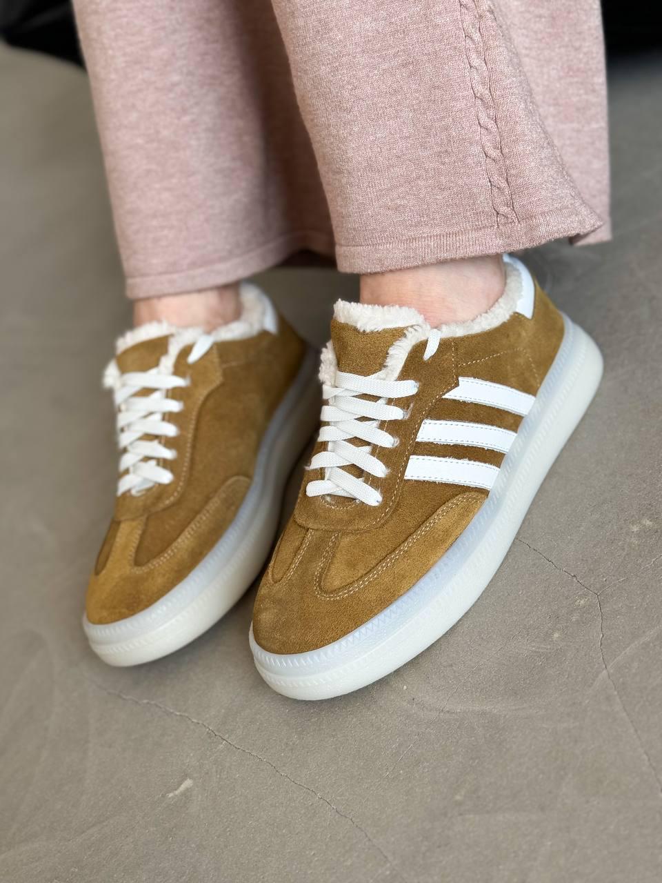 Кеди жіночі на хутрі Maya Shoes р. 38 Гірчичний (3021/1) - фото 8 Кеди жіночі на хутрі Maya Shoes р. 38 Гірчичний (3021/1) - фото 8