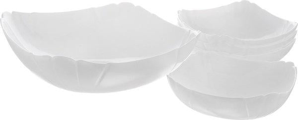 Набір салатників Luminarc Lotusia квадратний скляний 1х20 см 4х15 см (V1096)