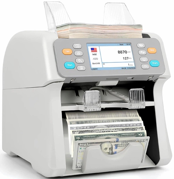 Счетчик банкнот RIBAO MC-165 Two Pocket IR/UV/MG (577096303)
