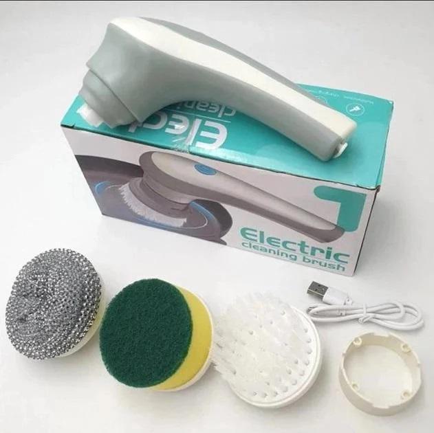 Щетка для ухода за домом Electric Cleaning Brush с насадками - фото 4