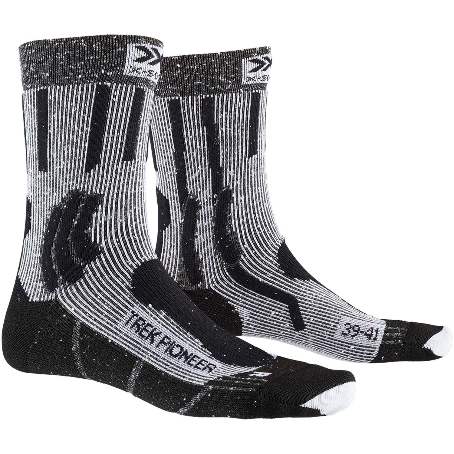 Носки X-SOCKS Trek Pioneer 4.0 XS-TS01S19U-B009 р. 42/44 Opal Black/Flocculus White - фото 1