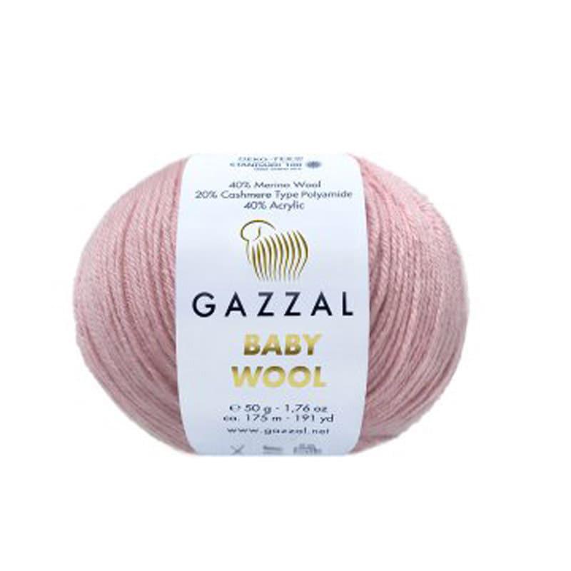 Пряжа Gazzal Baby Wool 845 Розовый