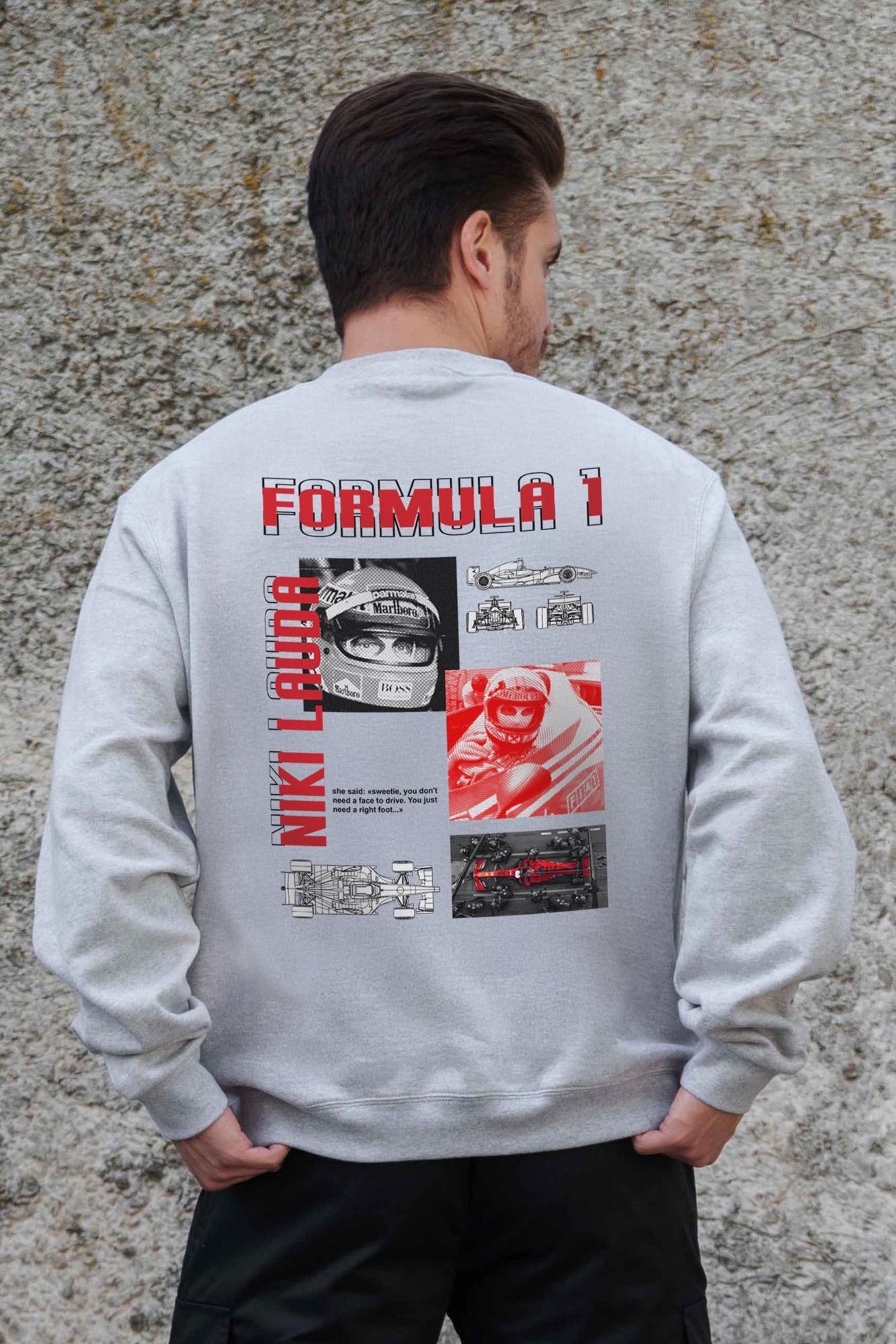 Свитшот оверсайз Lauda S/M Grey (S/M8055732)