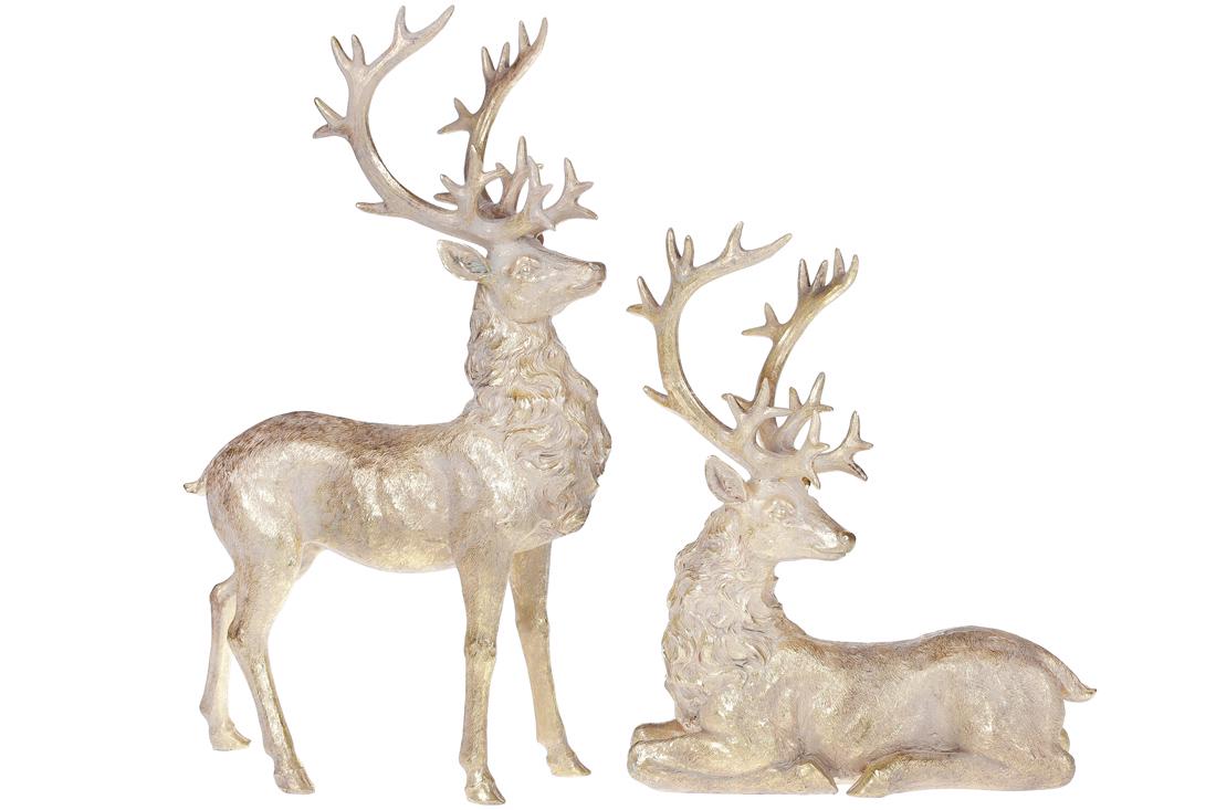 Новогодняя фигура BonaDi Олень 2шт. (430-297)