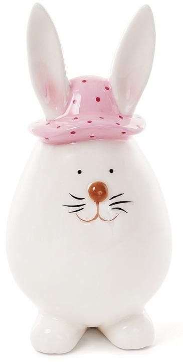 Декоративная фигурка Зайчик в розовой шляпке 7,2х9х16 см (BD-872-812)