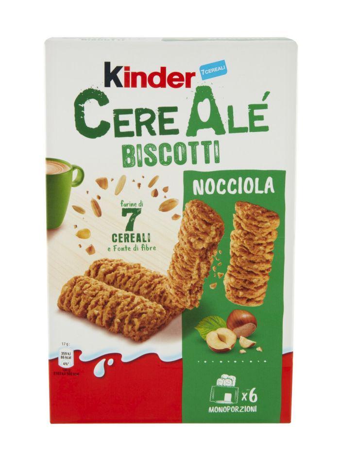 Печенье из 7 злаков Kinder Cereale Biscotti Nocciola с фундуком 204 г