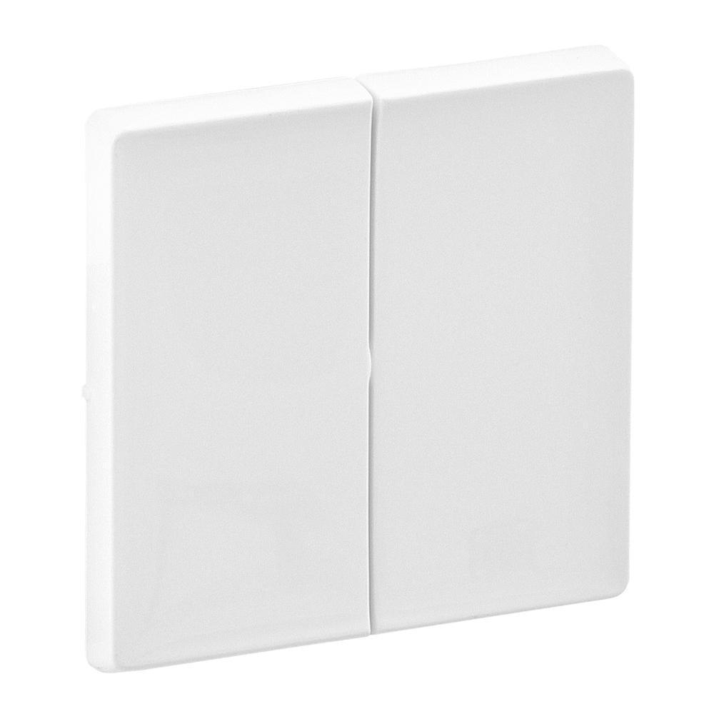 Панель лицевого выключателя двухклавишного Legrand Valena Life Белый (755020)