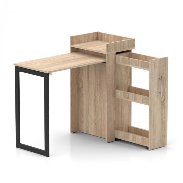 Стіл-тумба трансформер з карго 2в1 Knap Knap Rand 107х50х93,3 см Дуб Сонома (24628773)