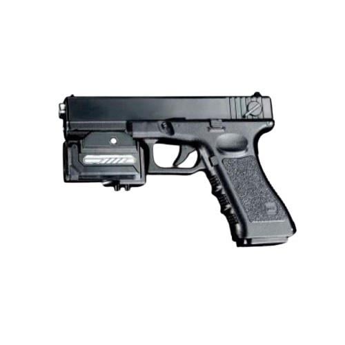 Дитячий ігровий пістолет Metr+ Q1B з пластиковими кулями і лазером (2952235621)