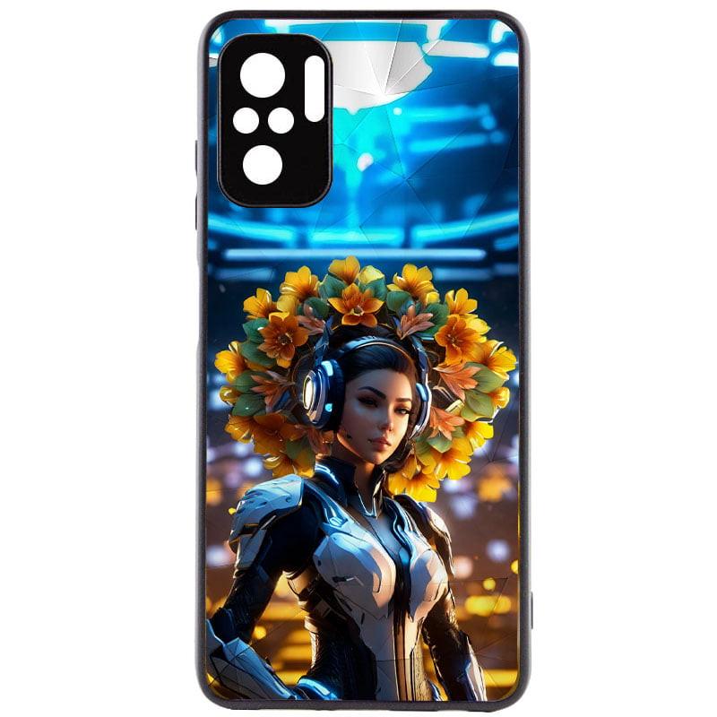 Противоударный TPU+PC Чехол Prisma Ladies для Xiaomi Redmi Note 10 / Note 10s Cyberpunk