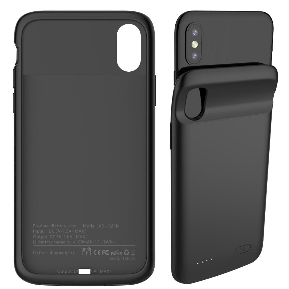 Чехол аккумулятор iBattery для iPhone  X/Xs 4100 mAh Black - фото 4