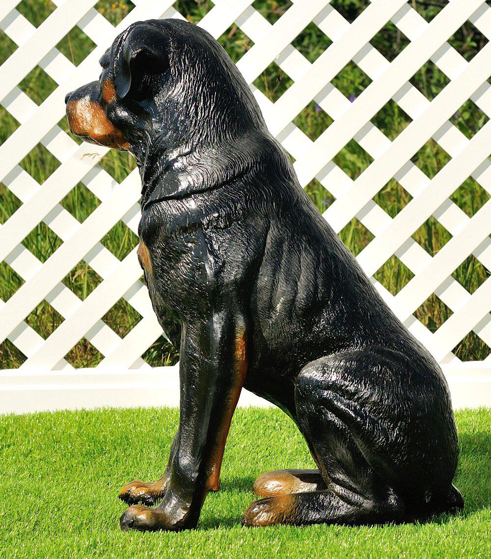 Садовая фигура Ротвейлер сидящий (418) - фото 4 Садовая фигура Ротвейлер сидящий (418) - фото 4