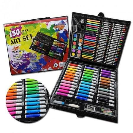 Набір для дитячої творчості Art Set у валізі 150 пр, Black - фото 5