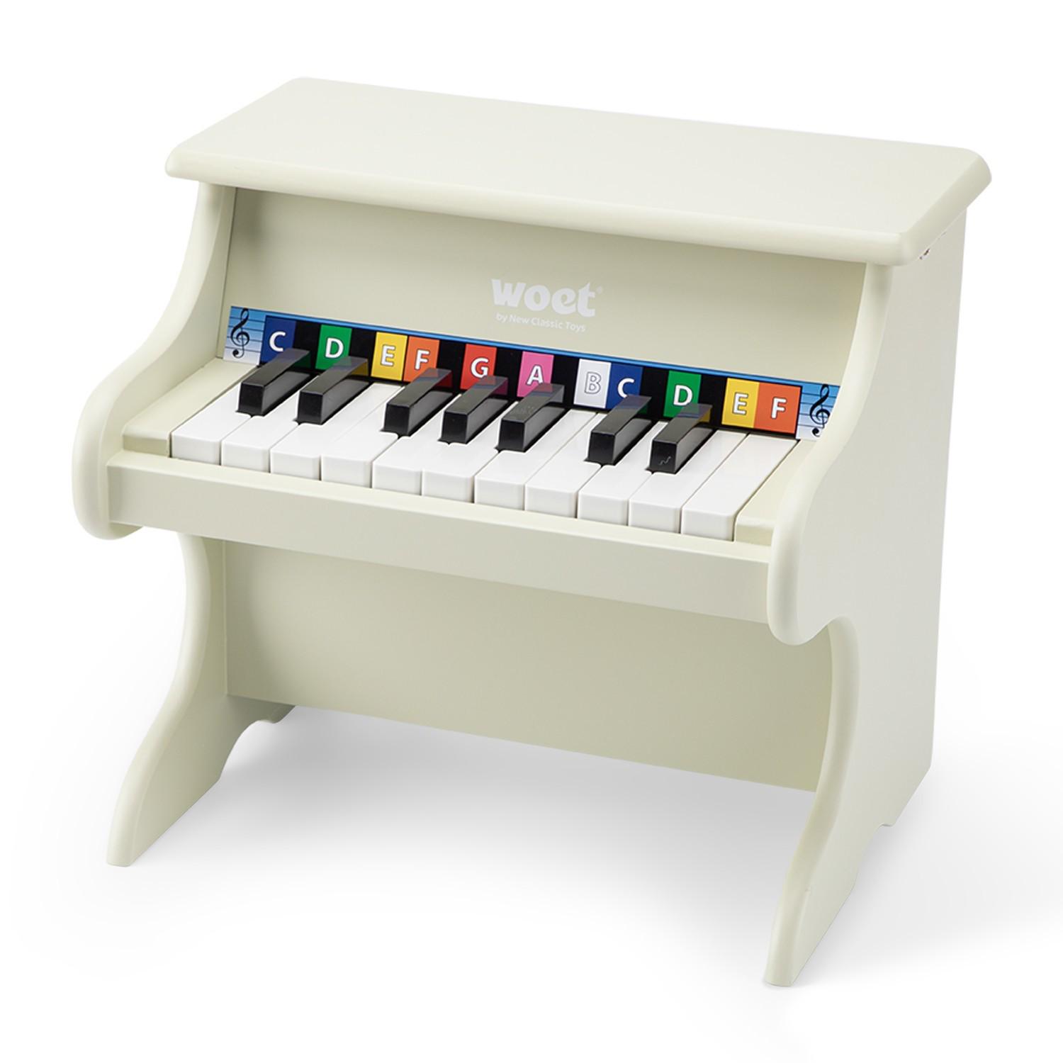 Детский музыкальный инструмент New Classic Toys Пианино 18 клавиш 33x25,5x29,5 см Бежевый